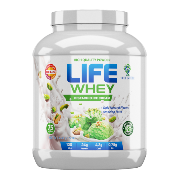 LIFE WHEY PISTACHIO ICE CREAM 5LB